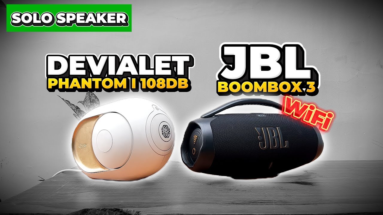 Devialet Phantom vs JBL Boombox 3 Solo Speaker Combat
