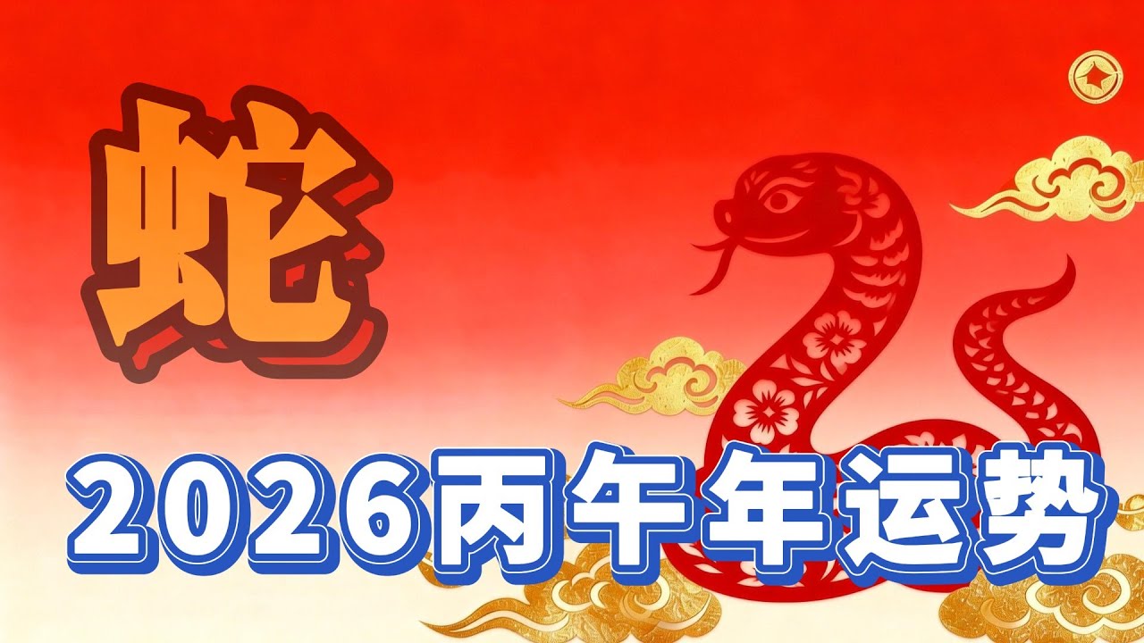生肖蛇 2026 丙午年｜不是翻身，也不是倒霉，而是你必须站出来的一年#紫微斗数 #十二属相 #运势 #命理 #紫微睿语