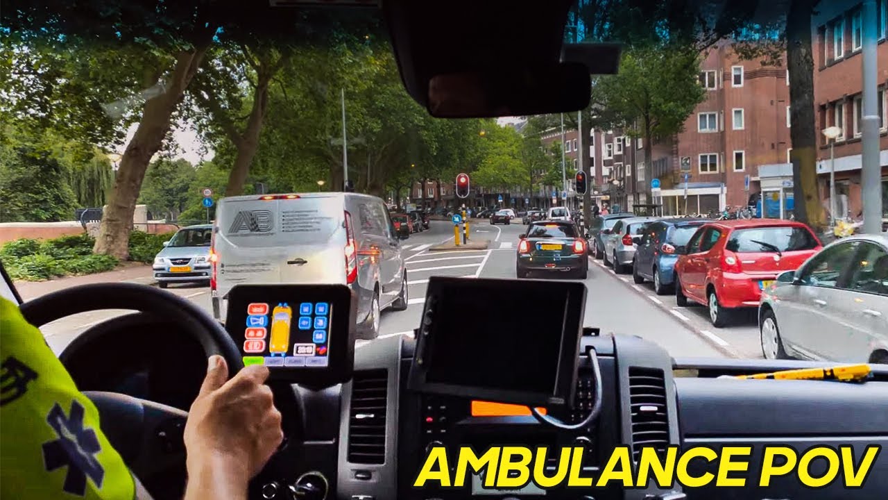 POV Ambulance: Emergency Ride in Amsterdam! 🚑