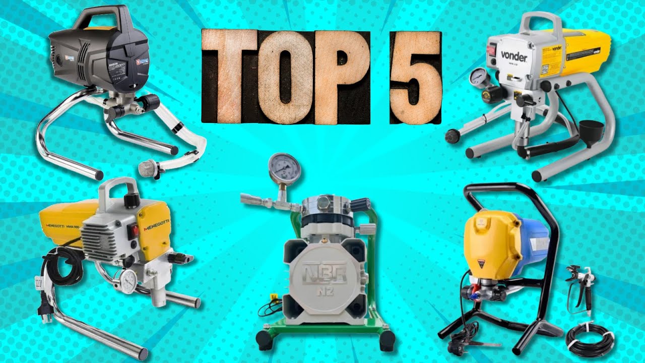 Qual a Melhor Máquina de Pintura Airless? Análise de 5 Modelos (Vonder, FortG e Mais)