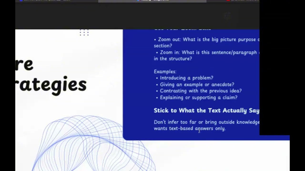 SAT R&W Lesson 5: Text Structure and Purpose