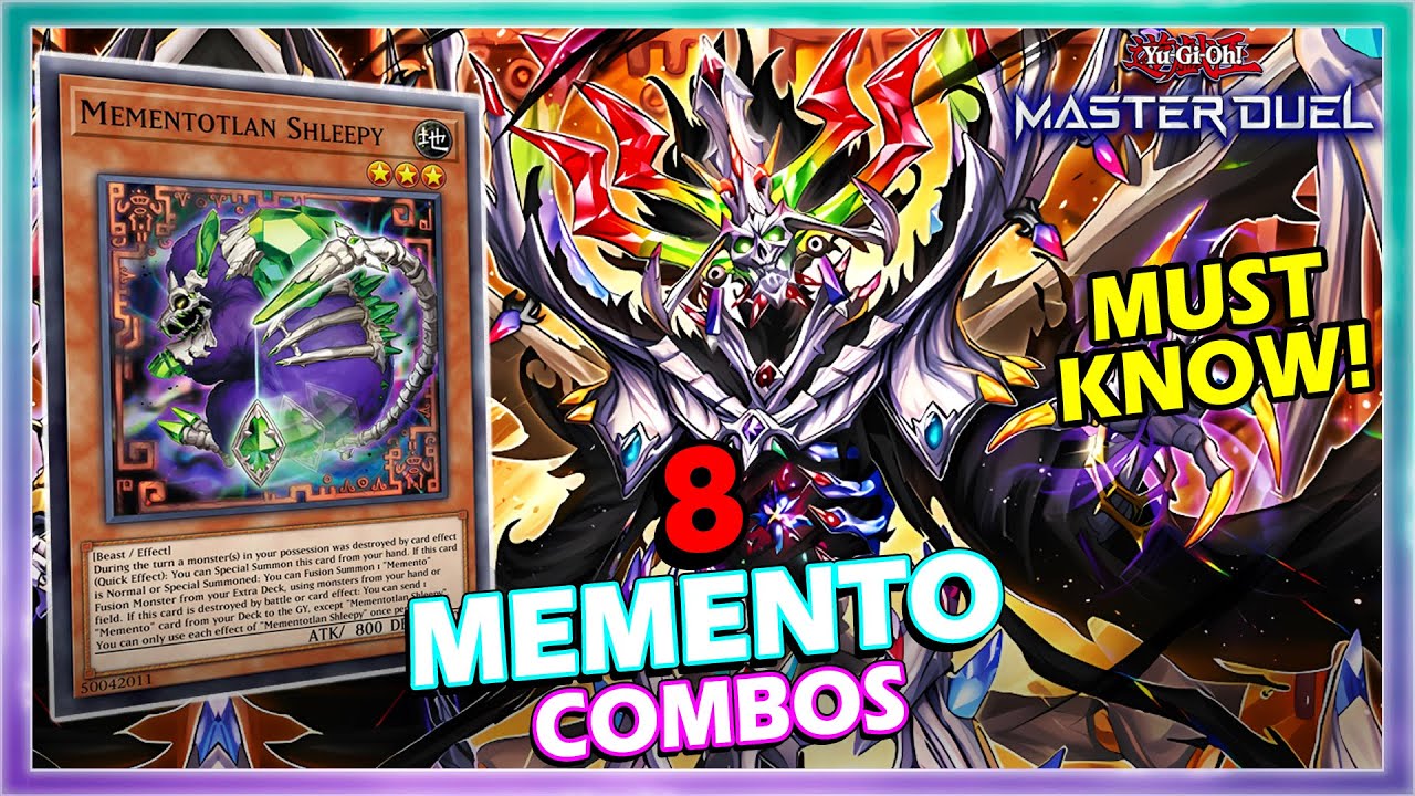 8 MEMENTO FT. NEW SUPPORT MUST KNOW COMBOS IN YUGIOH MASTER DUEL
