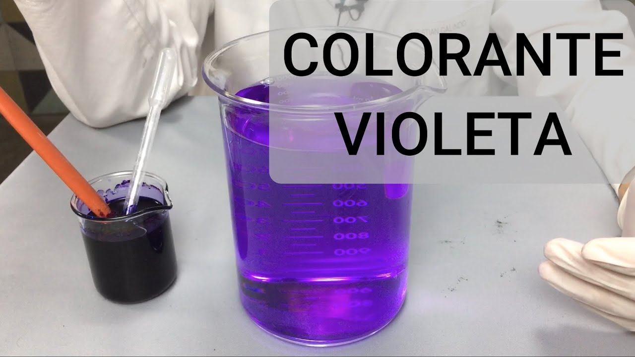 Cómo preparar colorante Violeta en alcohol y cómo usarlo