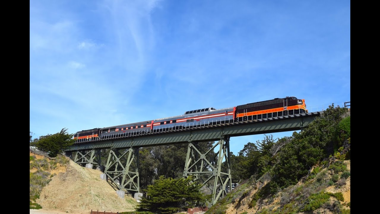 Santa Cruz and Monterey Bay Railway La Selva Beach Bridge Reopens