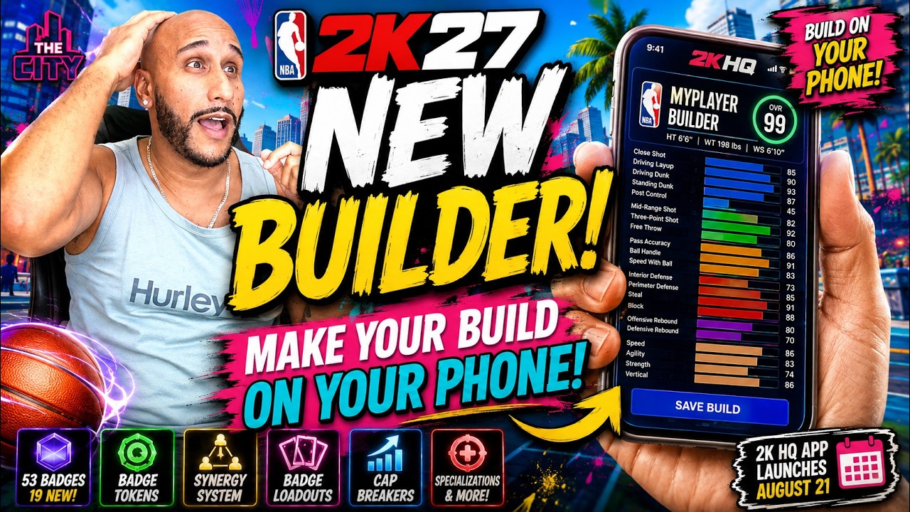 NBA 2K27 полностью изменили редактор MyPlayer