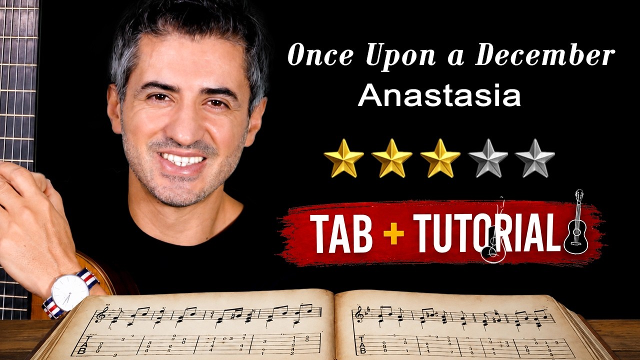 Once Upon a December (Anastasia) | Fingerstyle Guitar Tutorial + Sheet & Tab