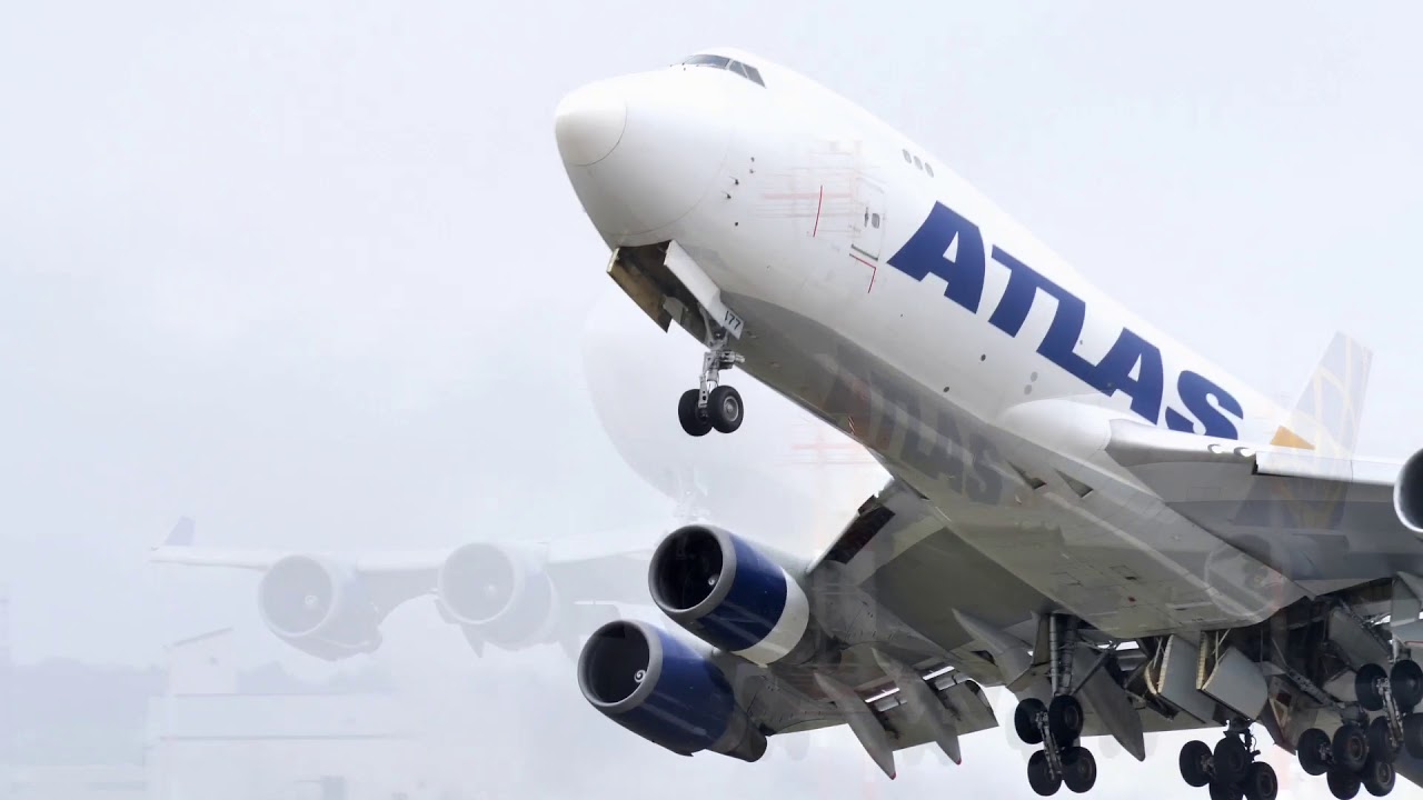 RAF Lakenheath - 19 March 2020 - Atlas Air 747