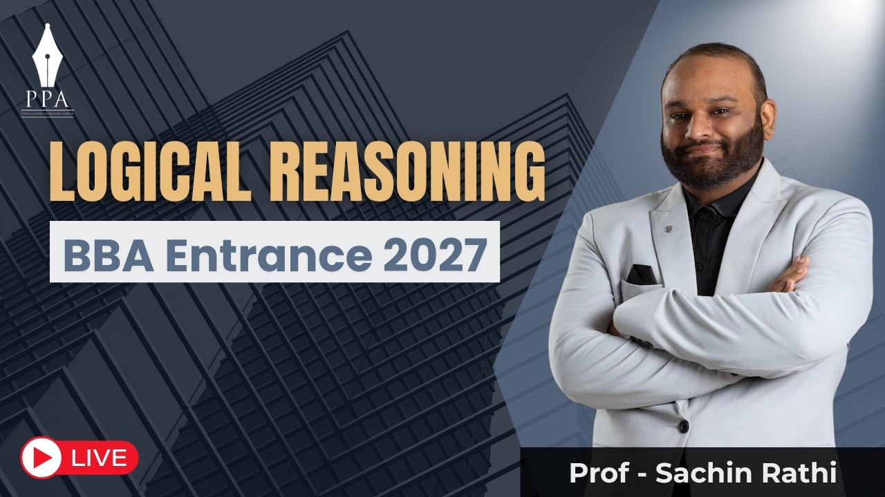 BBA Entrance  2027 Batch: Logical Reasoning :Blood Relation: Session 13: Prof. Sachin Rathi