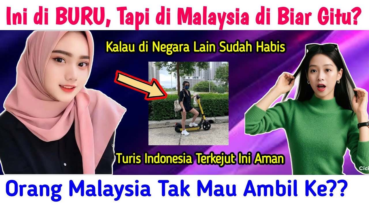 Di MALAYSIA DI BIARKAN TAK ADA ORANG AMBIL, BEDA di KONOHA BESI JALAN SENDIRI