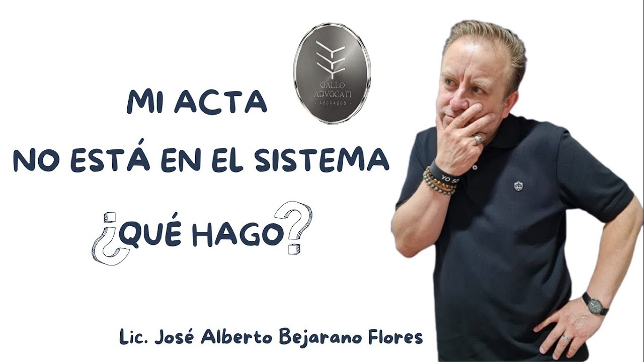 💥😡😡💥MI ACTA NO APARECE EN EL SISTEMA💥😡😡💥