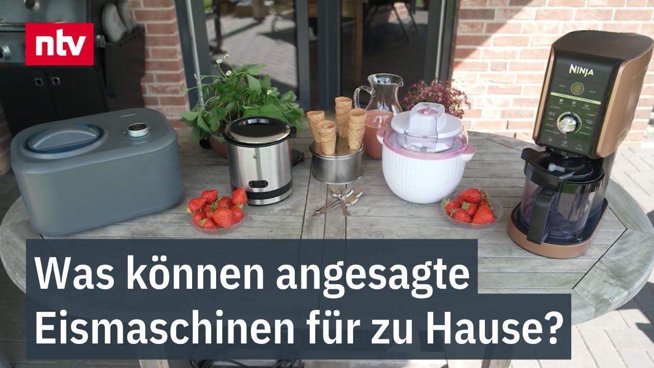 Eis selber machen: G&uuml;nstigstes Ger&auml;t siegt im Eismaschinen-Test