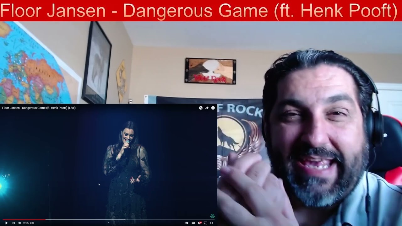First Time Reaction to Floor Jansen - Dangerous Game (ft. Henk Poort) (Live)