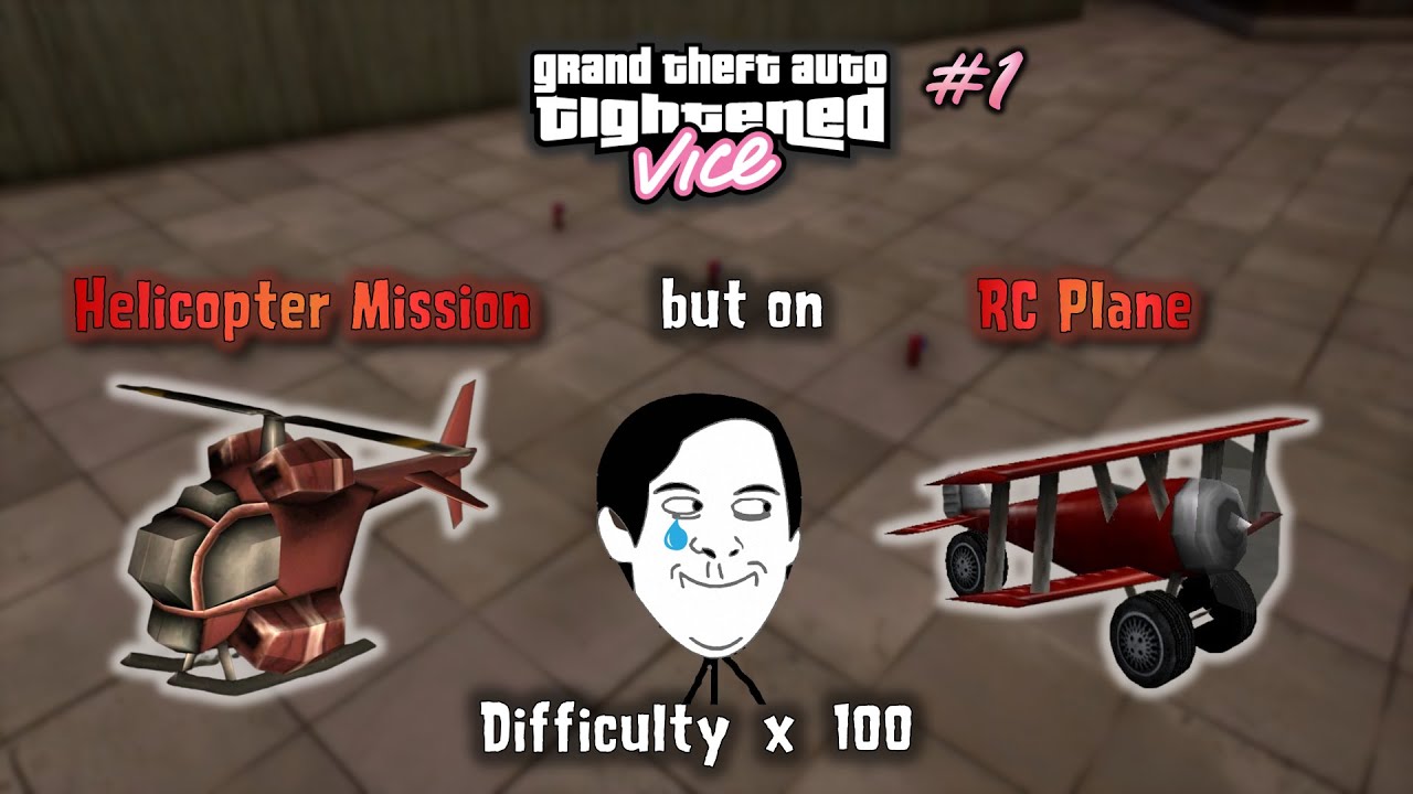 Helicopter Mission but Hard Mode is On 🥲 | Vice City Hard Mode #1 | Game Zoned | @GameZonedYT​