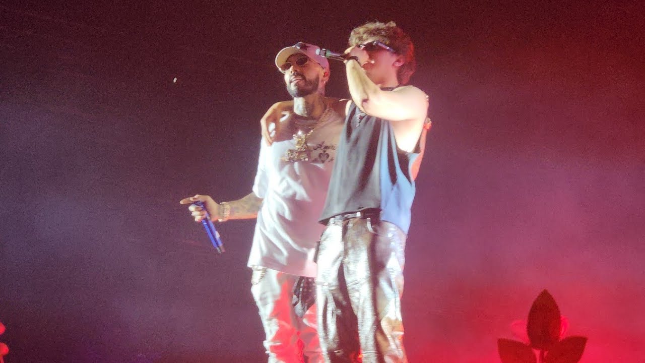 Anuel AA y Gabito Ballesteros - 7 Días (en vivo) en DALE MIXX Monterrey 2025
