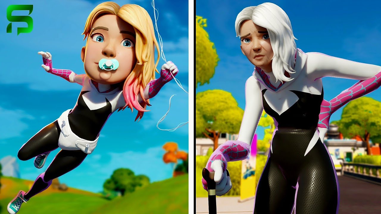 The LIFE & DEATH of Spider-Gwen.. Fortnite Movie
