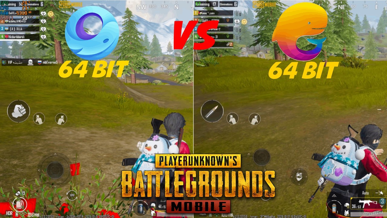 Gameloop 64 Bit Vs Tencent Gaming Buddy 7.1 64 Bit | Which Is Better | Pubg Mobile 4.2 | 2026