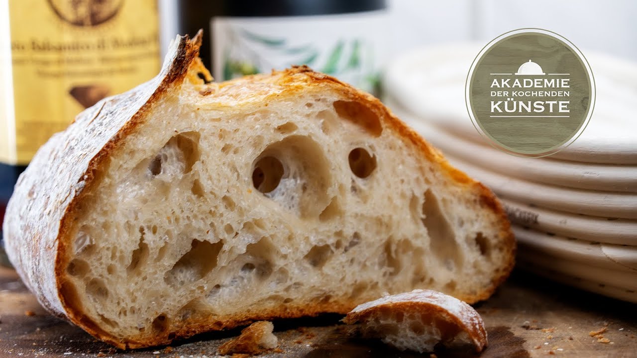 Das BESTE italienische BROT einfach selber backen | grosse Poren & krosse Kruste  | [SO GELINGT ES!]