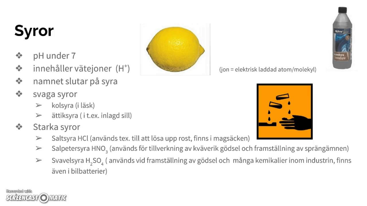 Surt och basiskt