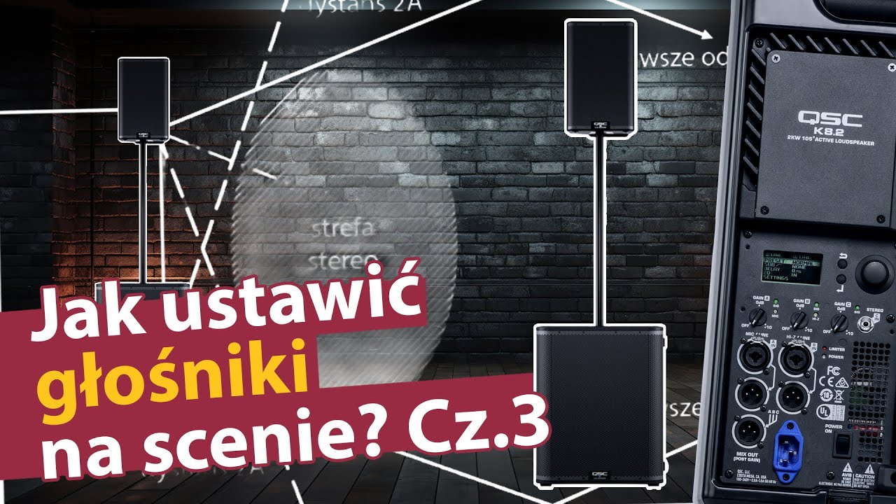 Jak umieścić głośniki na scenie? Pokrycie poziome.