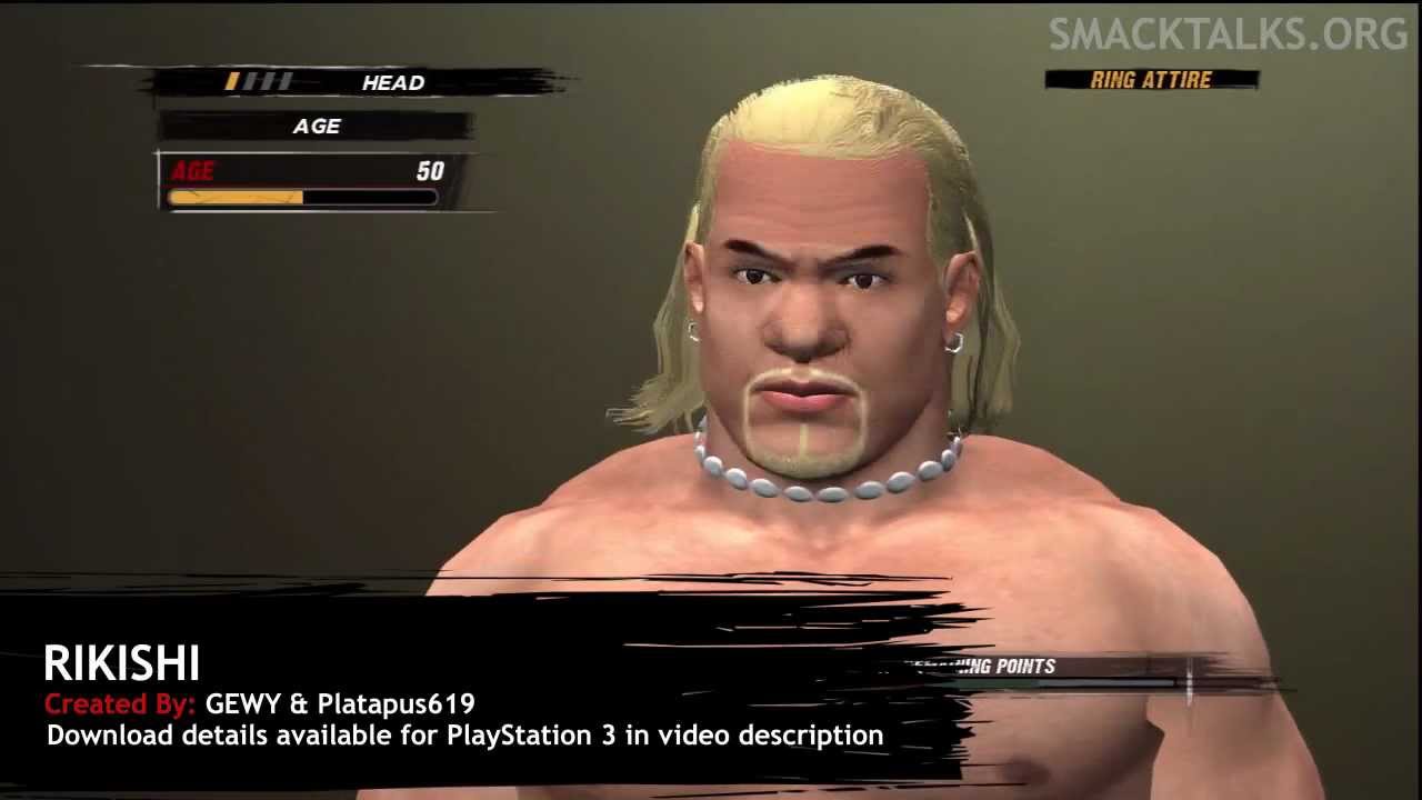 WWE '12 Rikishi CAW Formula by GEWY & Platapus619