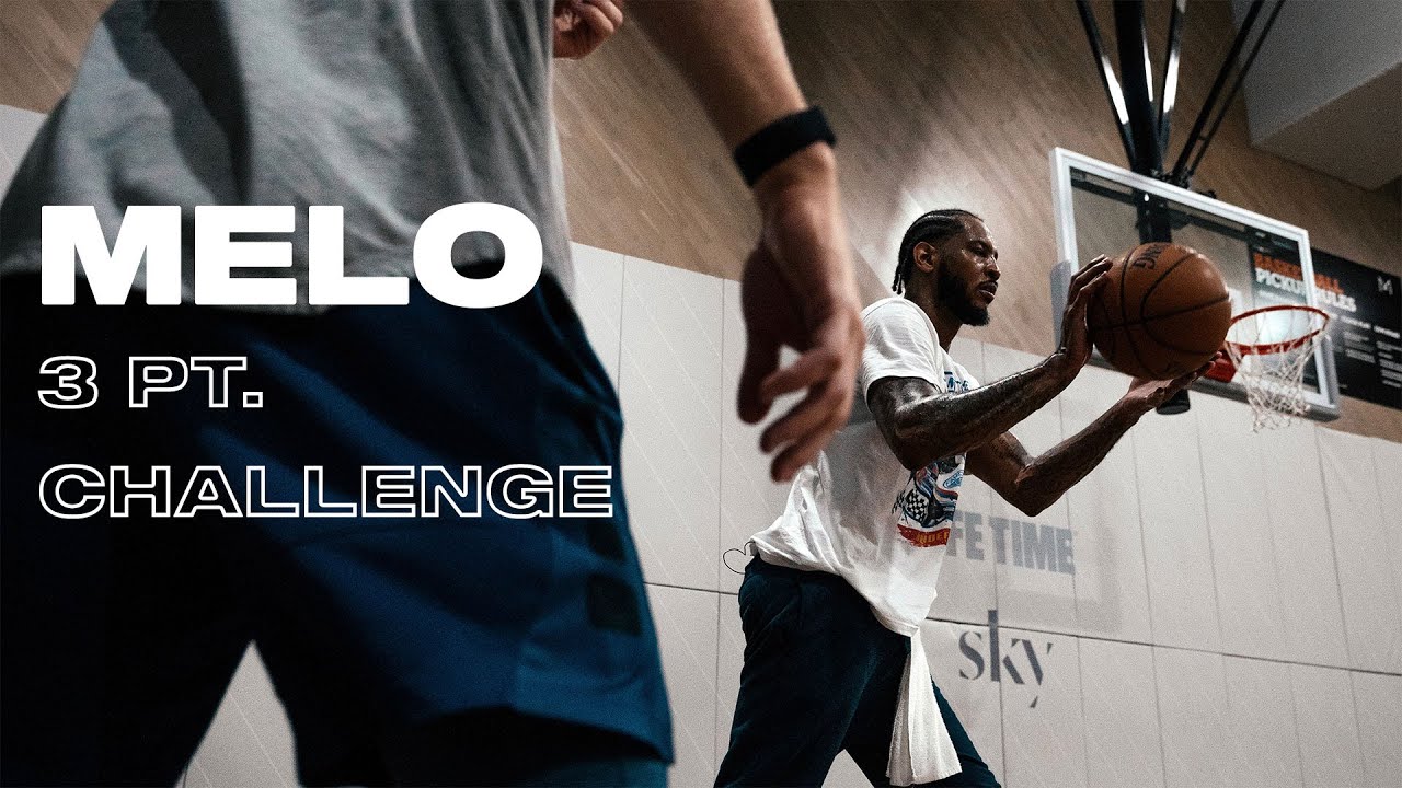 Carmelo Anthony vs. Alex Bazzell | Shooting Challenge