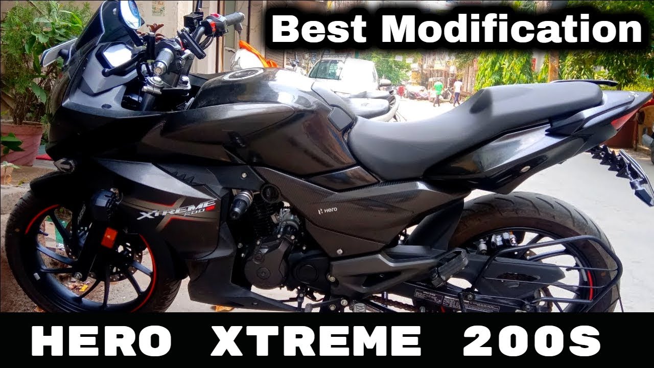 HERO Xtreme 200S 1st & Best Modification || KAROL BAGH  😱