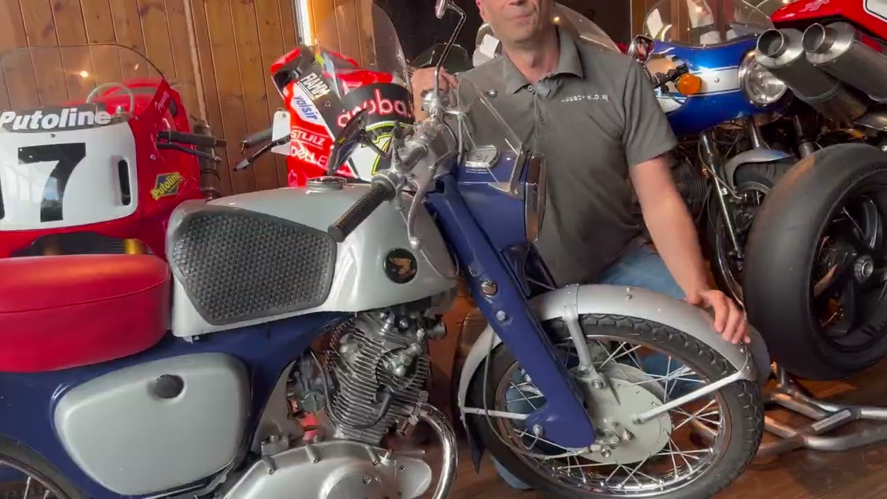 Пролёт Honda CB92 Benly 125, разговоры о байке и технологиях