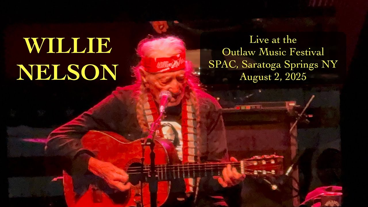 Willie Nelson @ Outlaw Music Festival at SPAC @ Saratoga Spa State Park, NY, 2025.08.02 (FULL SET)