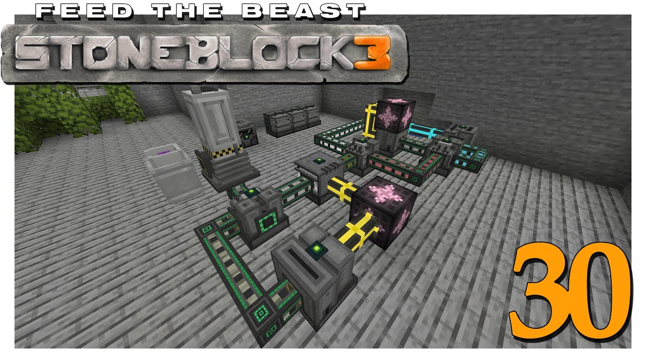 FISSILE FUEL PRODUCTION FROM MEKANISM! - FTB STONEBLOCK 3