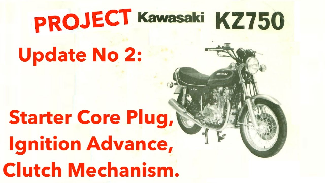 KZ750 Flywheel, Ignition Advance, Clutch Mechanism