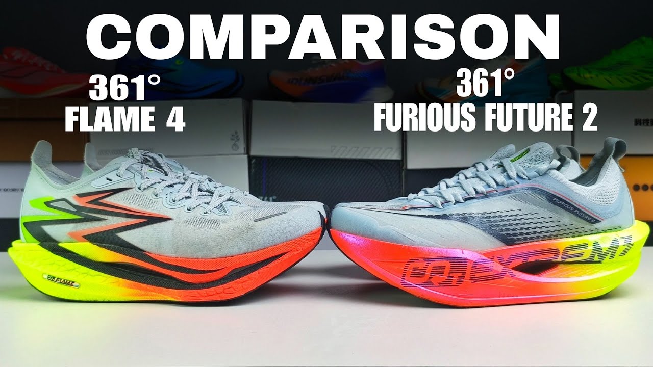 361 degrees Furious Future 2 & 361 Degrees Flame 4 Comparison.