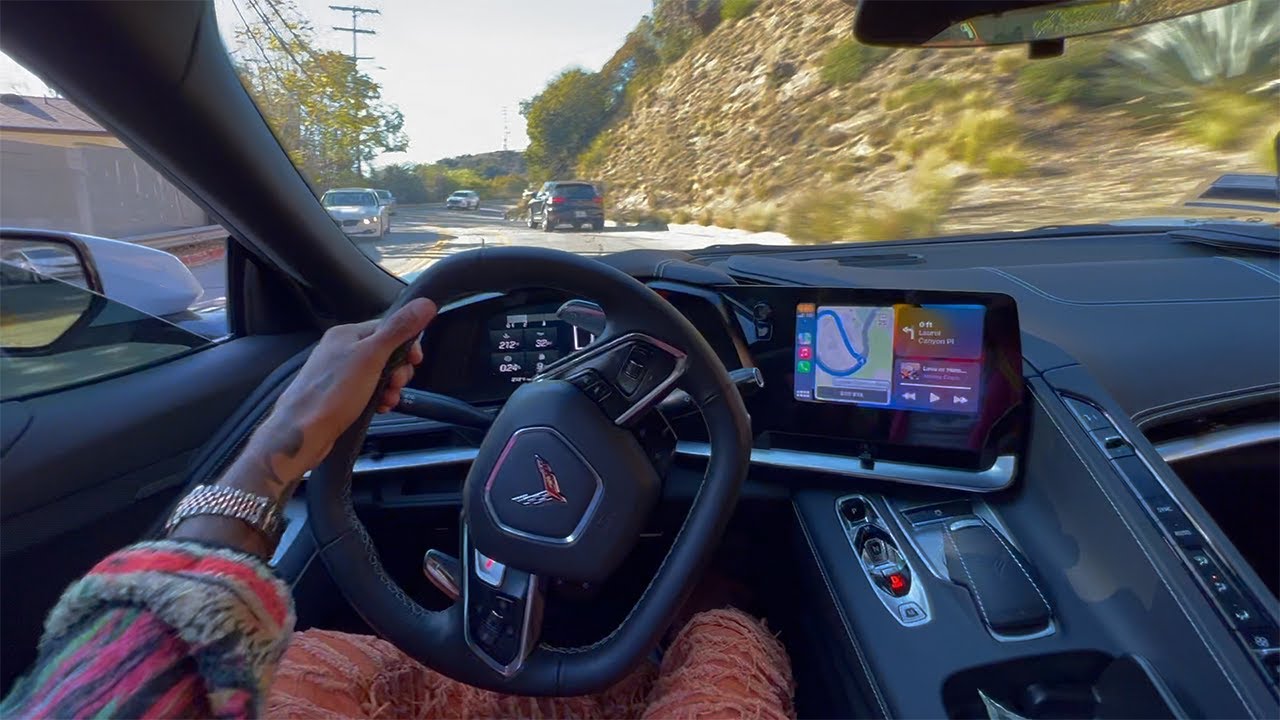 SPEEDING THROUGH THE HOLLYWOOD HILLS IN A CORVETTE C8 POV DRIVE