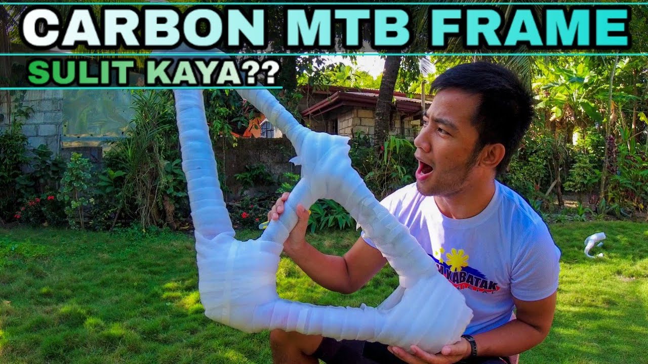 Unboxing unang MTB carbon frame set. murang carbon frame. Trifox MFM200