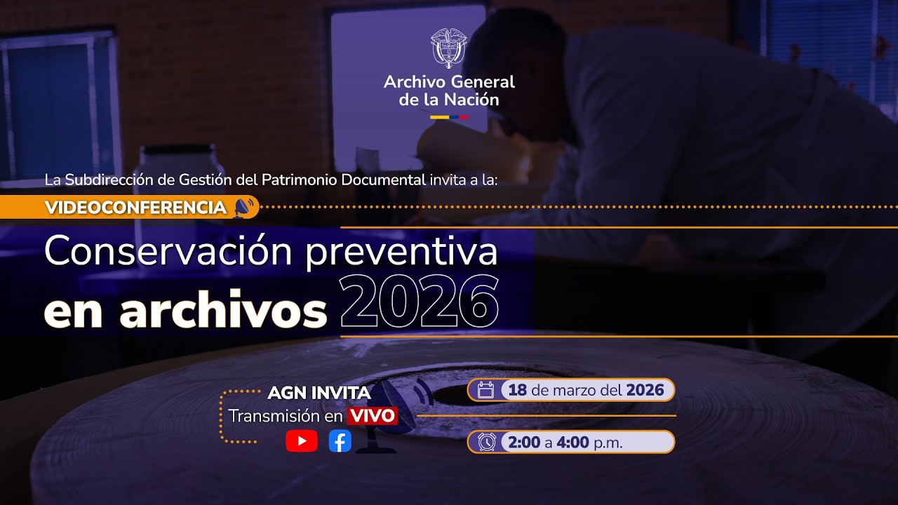 Videoconferencia: Conservación preventiva en archivos