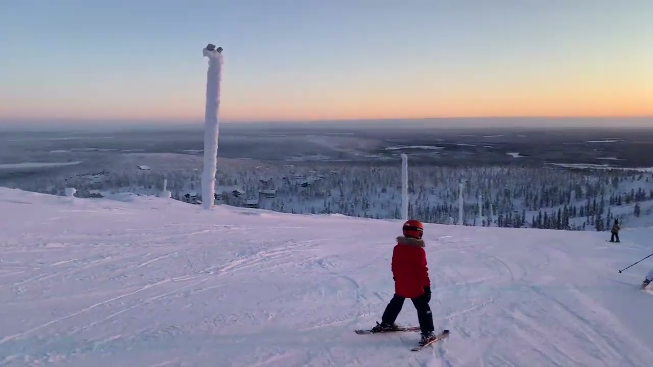 Levi, Finland. Slope 7.1. January 2022.