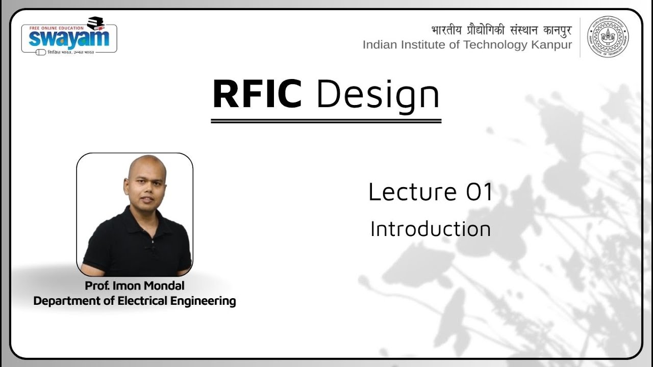 Lecture 01: Introduction