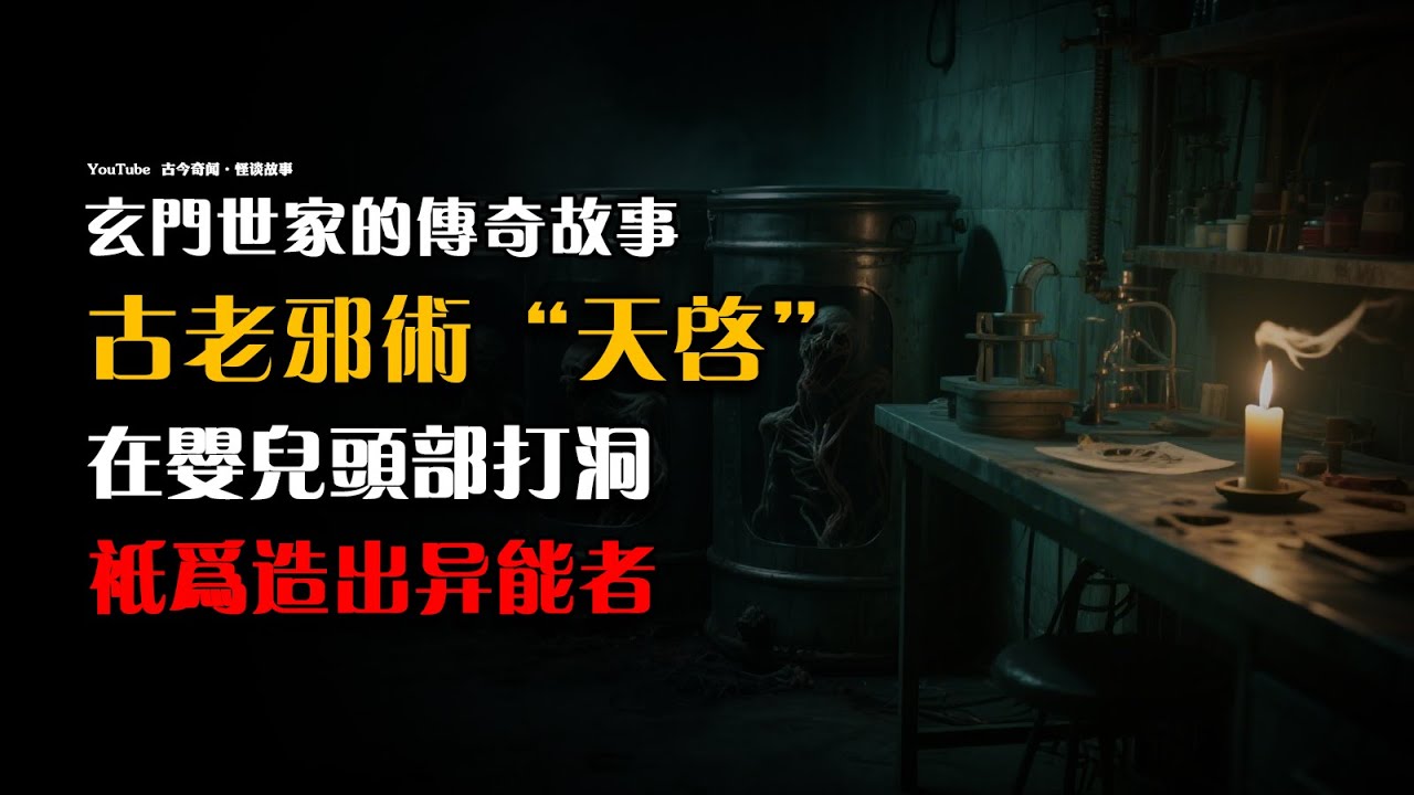 【民间怪谈】古老邪术“天启”：在婴儿头部打洞，只为造出异能者！| 玄门世家的传奇故事  | 恐怖故事 | 灵异故事 | 故事会 | 道家 | 鬼故事 | 诡异故事 | 怪谈  | 玄士 | 睡前鬼故事