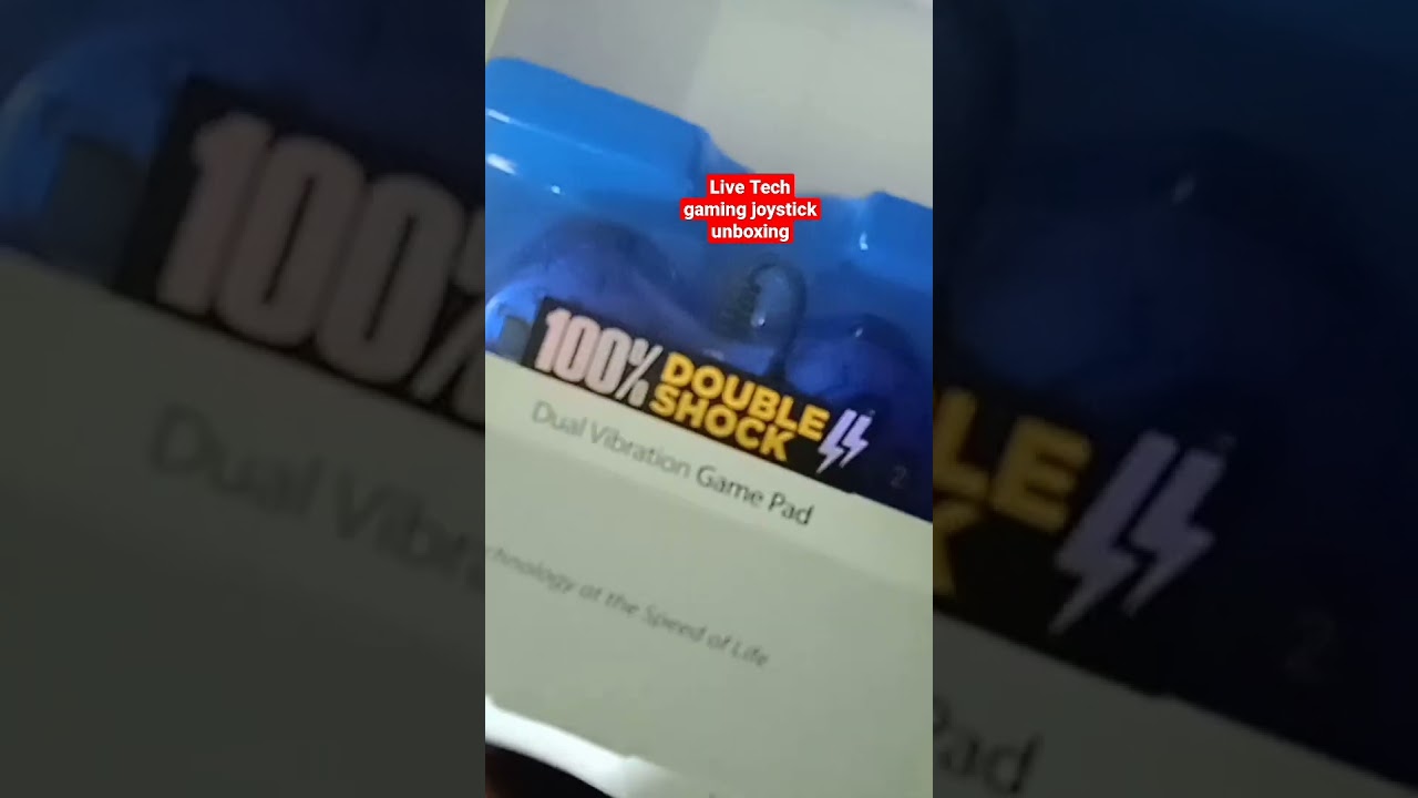 live Tech gaming joystick unboxing