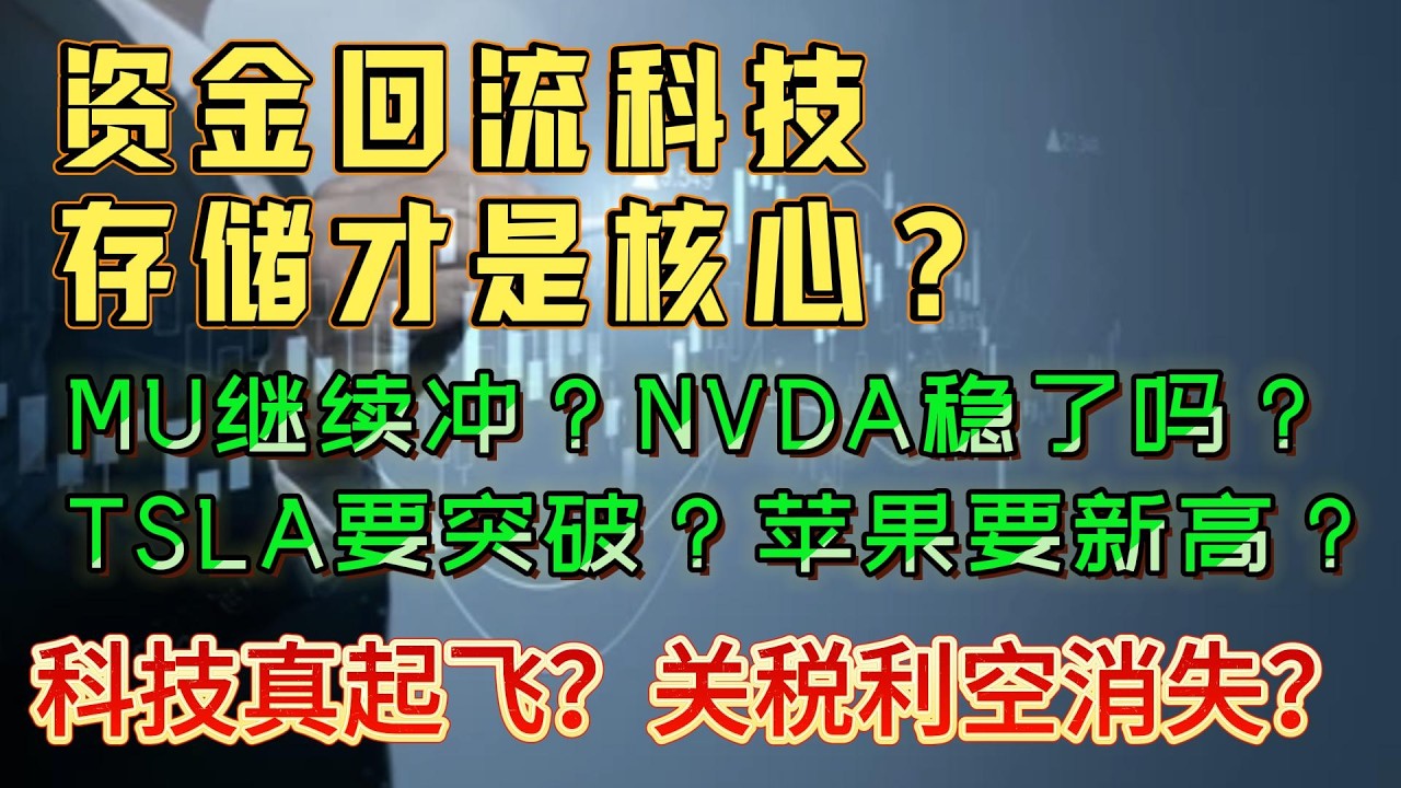 2月23日美股大盘分析：美股反弹是反转还是假象？MU、NVDA、TSLA、AAPL该如何布局#美股#美股分析#科技股#存储芯片#AI算力#半导体#消费电子#英伟达#美光#特斯拉#苹果#投资理财