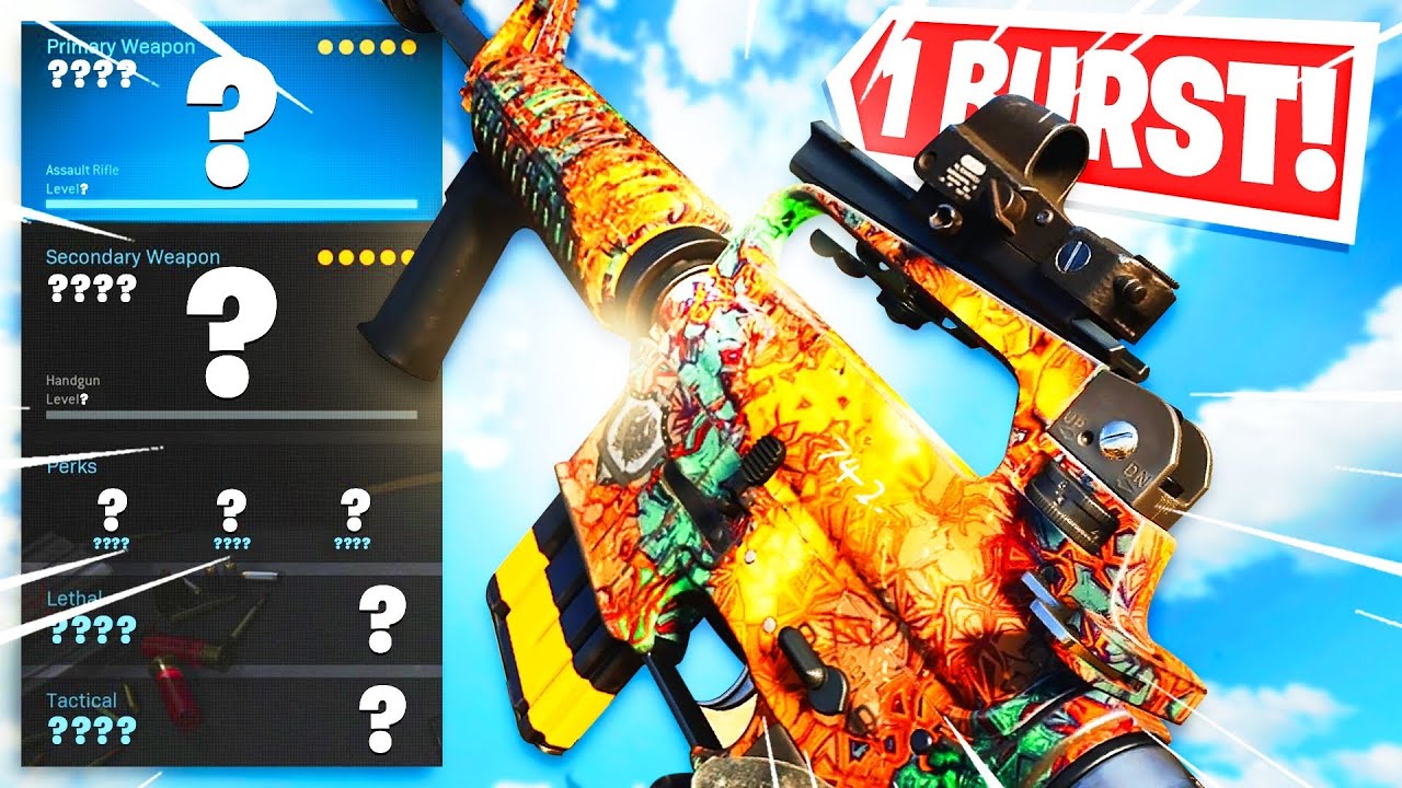 the 1 BURST M16 CLASS SETUP 🤯 IT&rsquo;S BROKEN (Modern Warfare Warzone)
