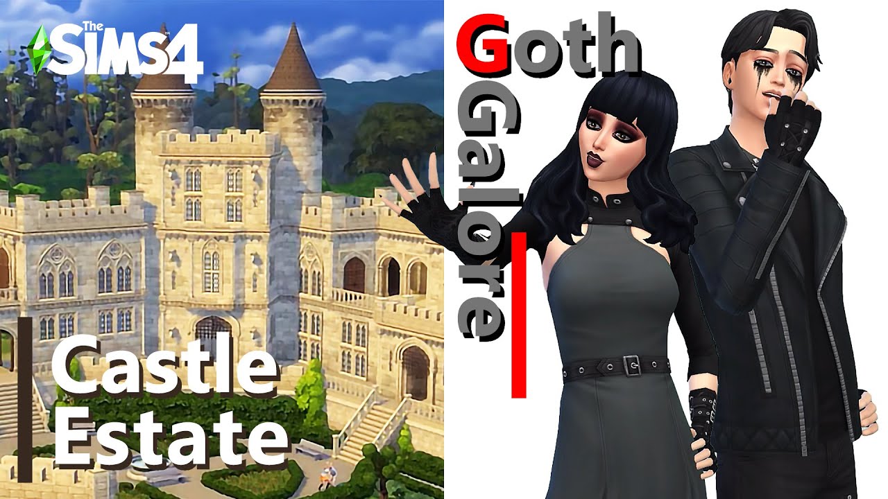 「Castle Estate」「Goth Galore」のアイテムをご紹介！【Sims4 Kit】