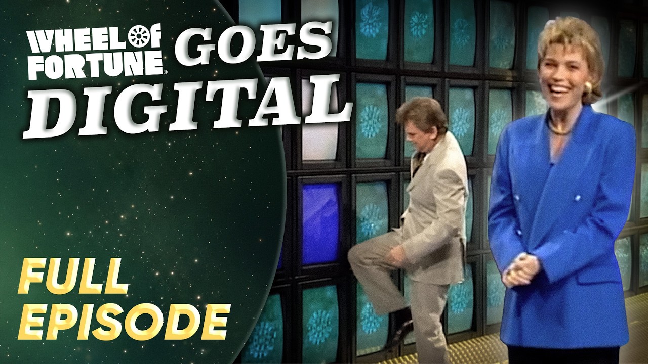 The FIRST Digital Puzzle Board in Wheel of Fortune History (Full Episode)