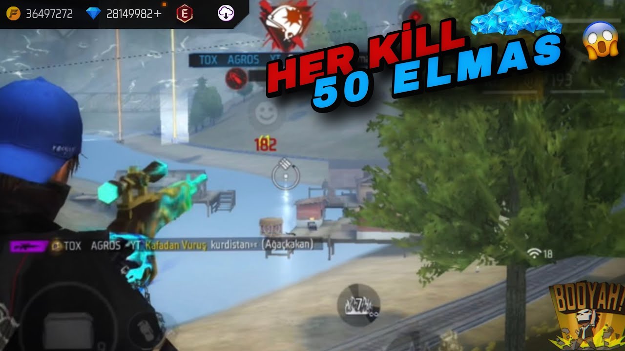 BÖYLE CHALLANGE GÖRÜLMEDİ!! KİLL ALMA CEZALI😱 - Free fire 
