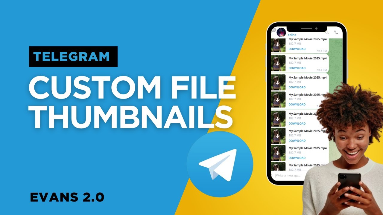 How to Set Custom Thumbnails For Files and Videos on Telegram | Easy | Full Guide