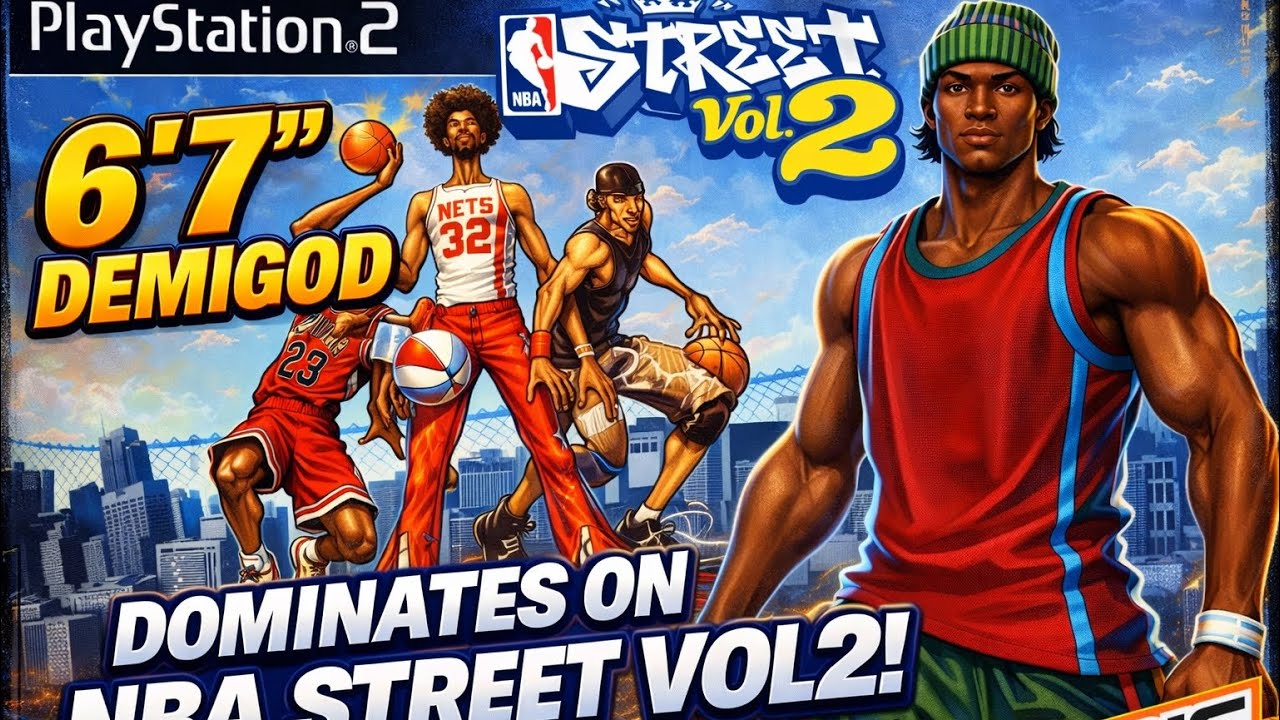 6’7 DEMIGOD IN NBA STREET VOL.2 IS UNGUARDABLE !…FASTEST GAMEBREAKER !