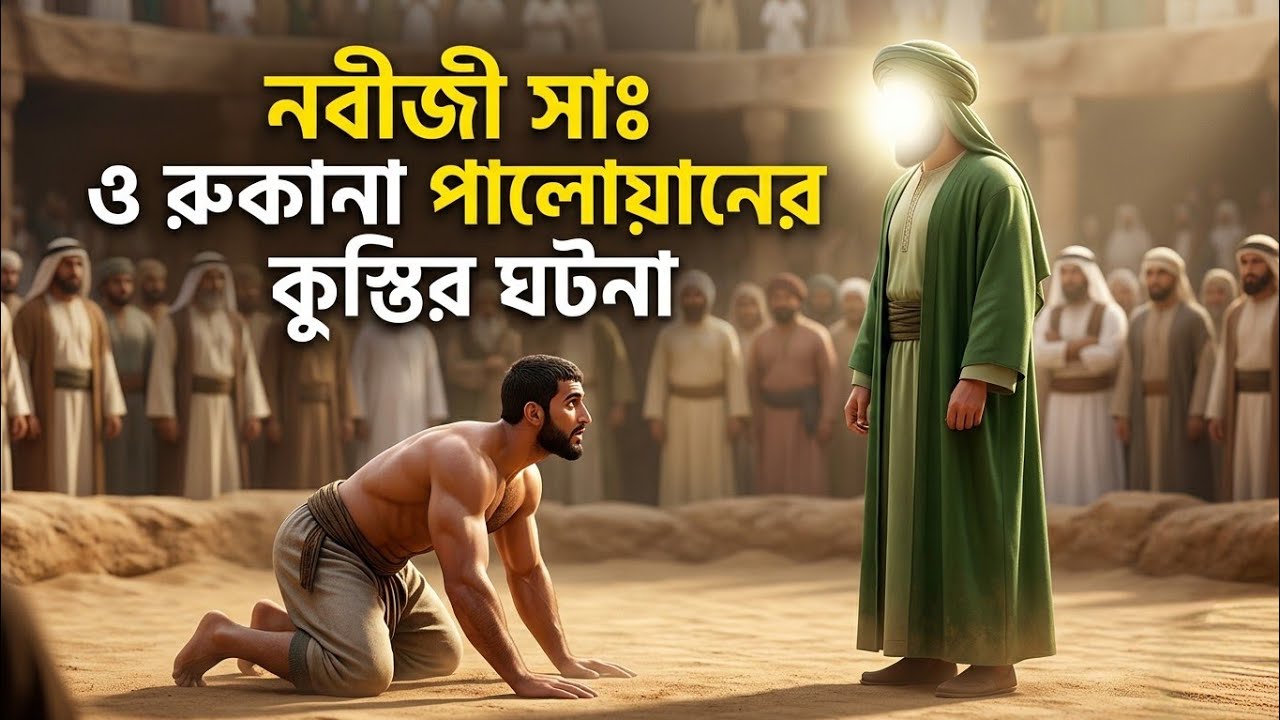 নবীজি সাঃ ও রূকানা পালোয়ানের কুস্তির বিখ্যাত ঘটনা | রাসূল সাঃ এর জীবনী | I Islamic Story Bangla 