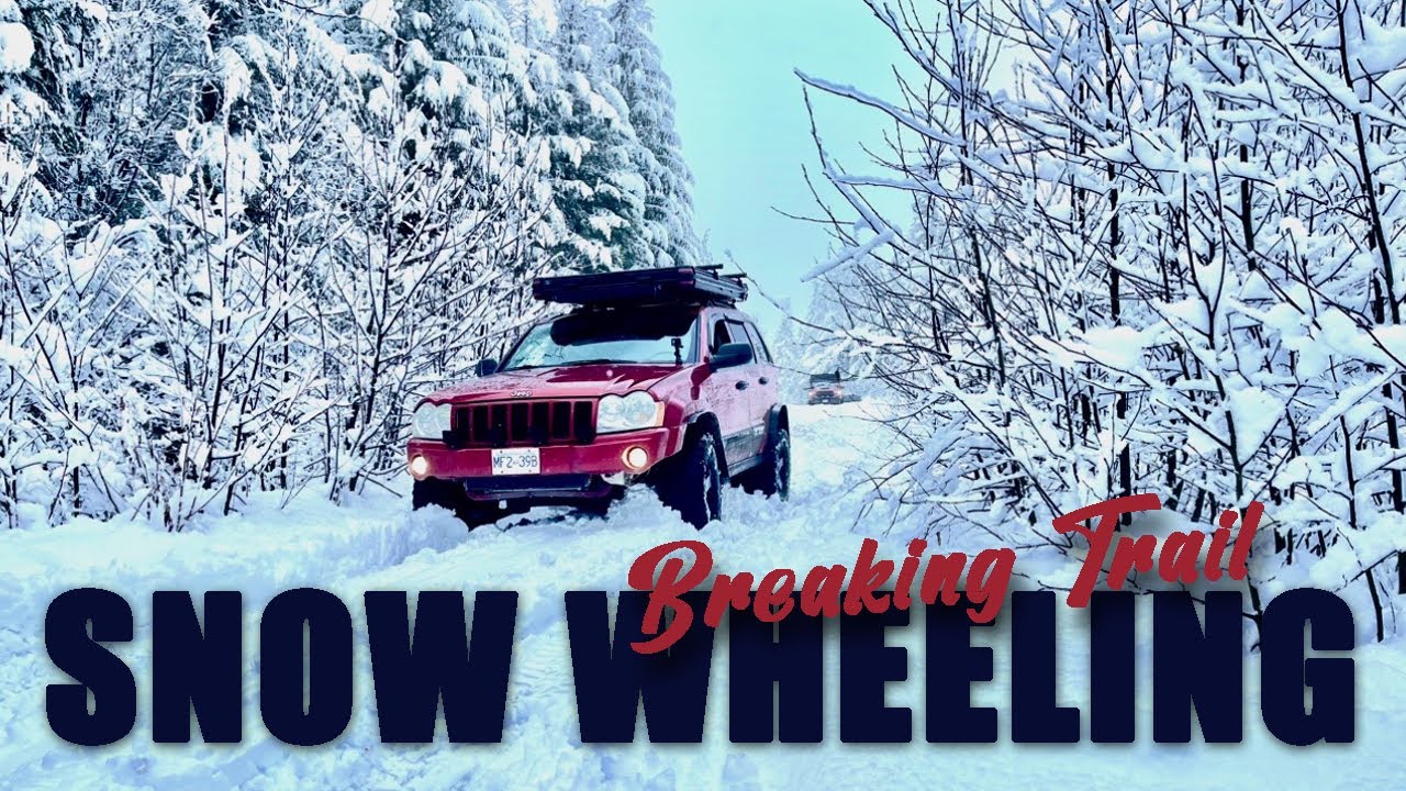 SNOW WHEELING... BREAKING TRAIL