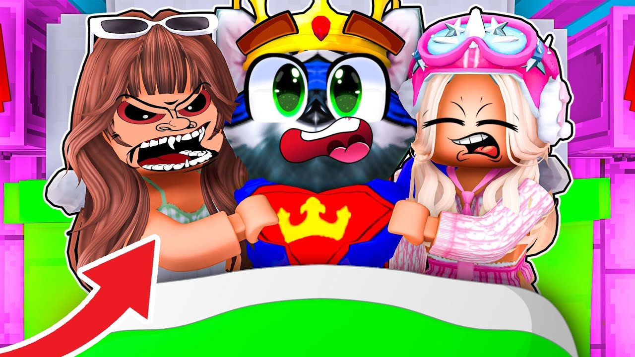ADOPTOVALY mě ŠÍLENÉ HOLKY v ROBLOXU!!👧😮