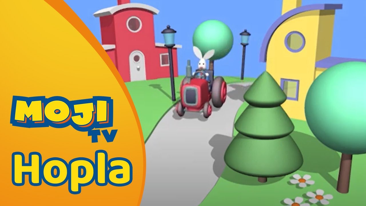 EEN TRACTOR OP DE WEG 🚜 | HOPLA 🐇 | Nederlandse Kinderseries | MojiTV