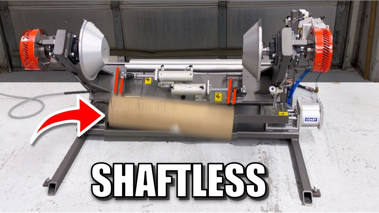 Shaftless Unwind Shifting Stand Pneumatically Operated